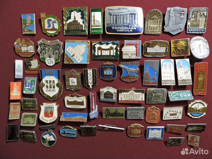 Значки много СССР