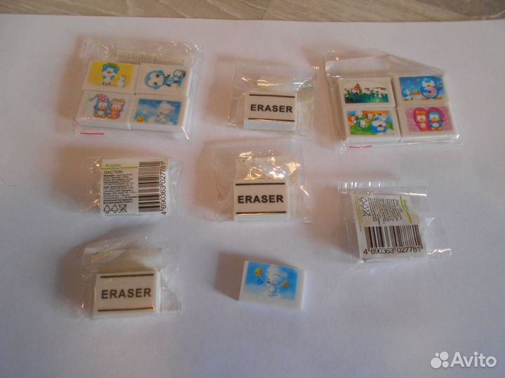 Ластики новые