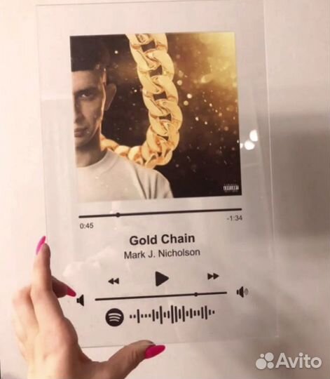 Трек пластинка ударопрочная