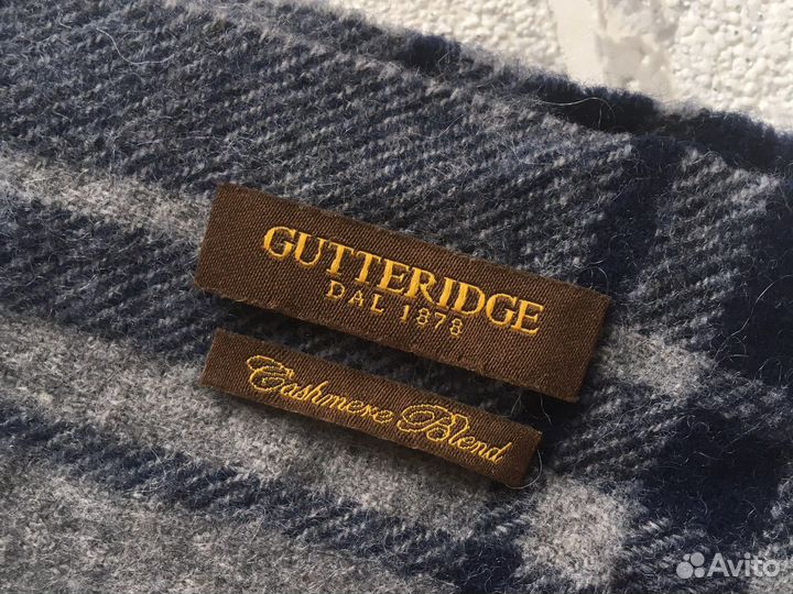 Шарф кашемир gutteridge синий