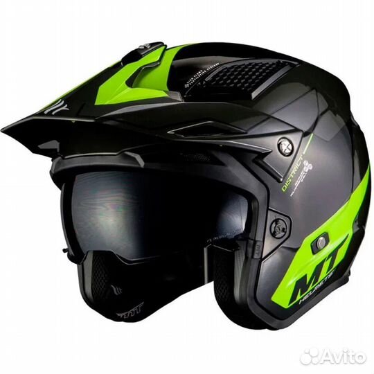 MT helmets District SV Summit open face helmet Glo