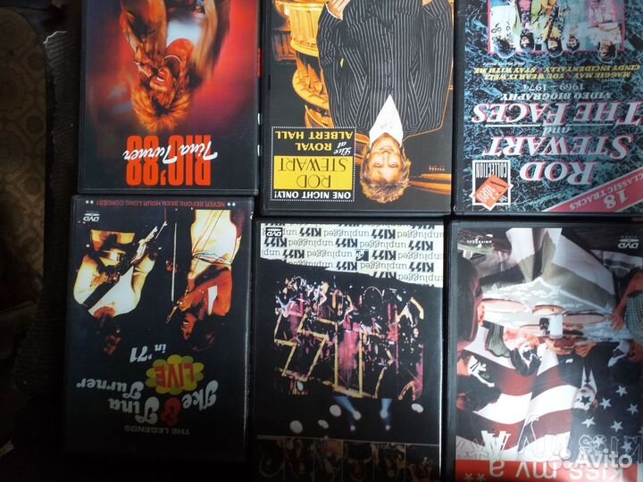 DVD диски (коллекция ) -Хард рок