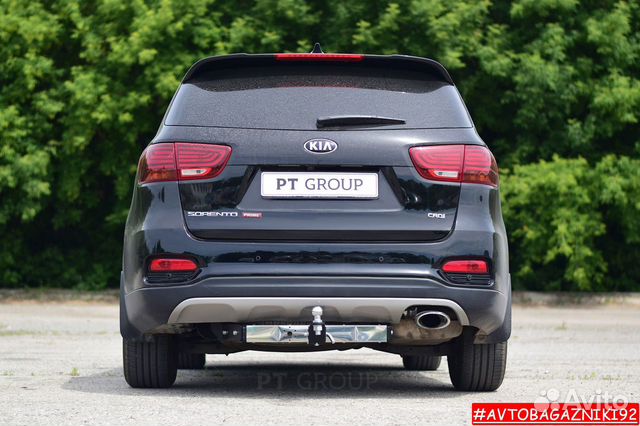 Фаркоп (тсу) под квадрат для KIA Sorento Prime