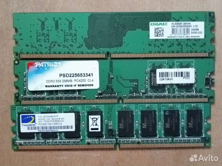 Оперативная память ddr2,ddr