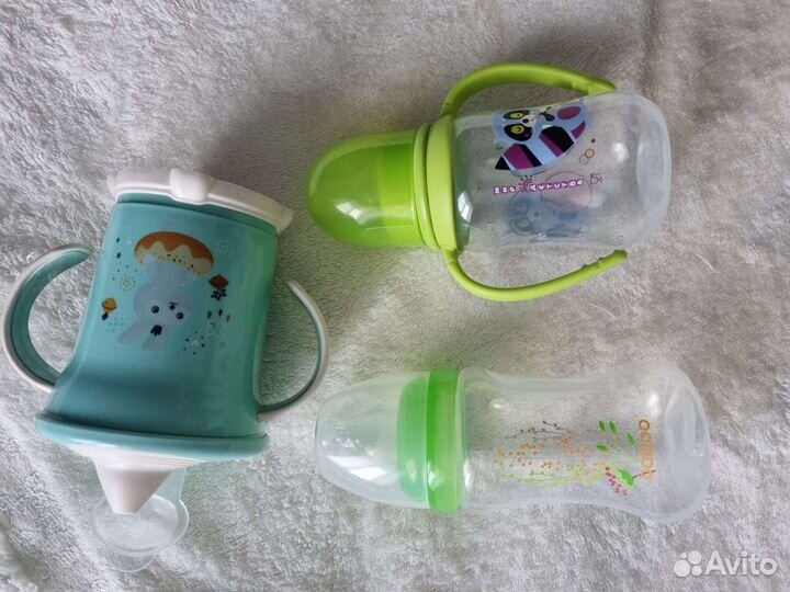 Бутылочки для кормления новые