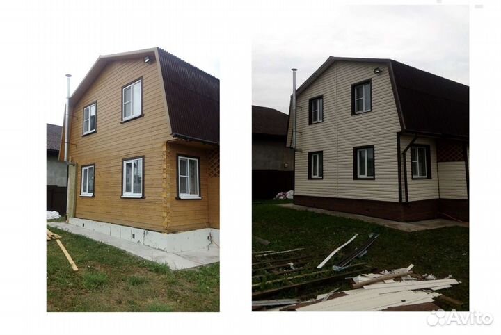 Отделка домов сайдингом