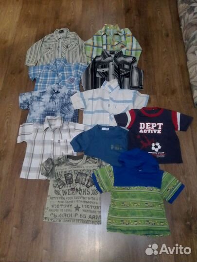 Рубашки, футболки 3-4 года