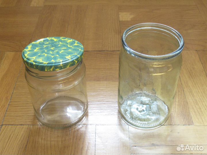 Банка стеклянная 500 и 650 мл