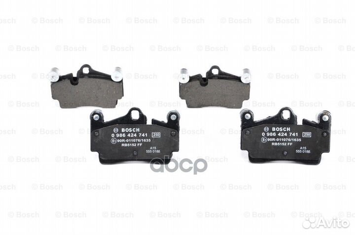 Колодки тормозные дисковые зад 0986424741 Bosch