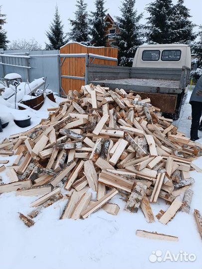 Дрова березовые колотые
