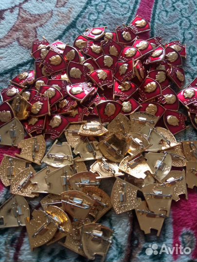 Значки комсомольские СССР Оригинал