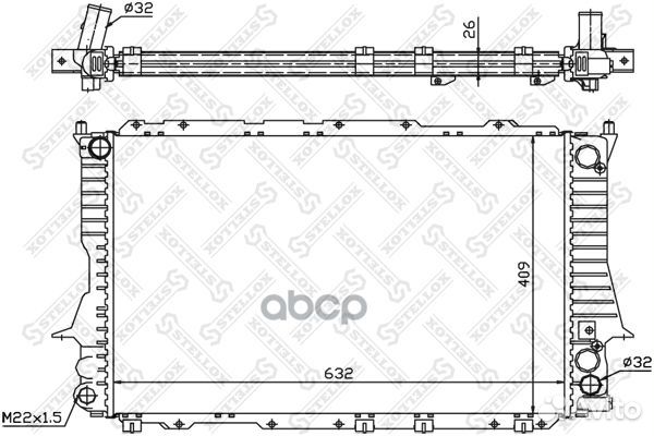 10-25053-SX радиатор системы охлаждения Audi 1