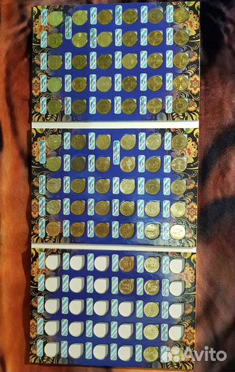 Набор монет гвс и памятные даты 74 штуки