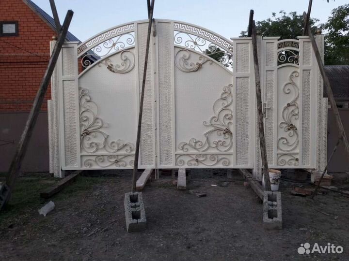 Кованные ворота в рассрочку