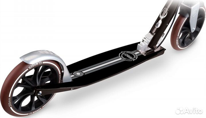 Самокат Globber NL 205 deluxe (2023) черный Kra19