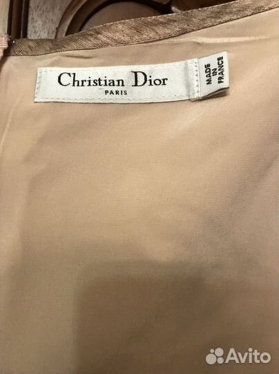 Dior оригинал платье 40 fr шелк