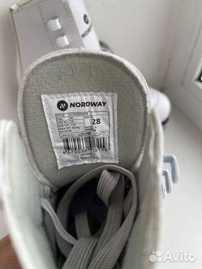 Коньки фигурные детские 28 размер EU