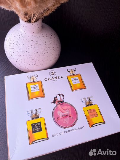 Подарочный набор chanel 5в1