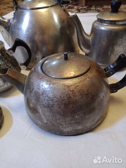Чайники мельхиоровые СССР