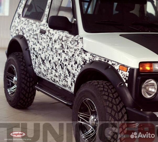 Расширители арок Lapter для ваз Лада Нива 2121 4х4