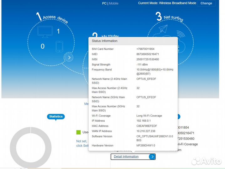 4G+ / Wi Fi Роутеры ZTE MF289 (Cat. 12/13)