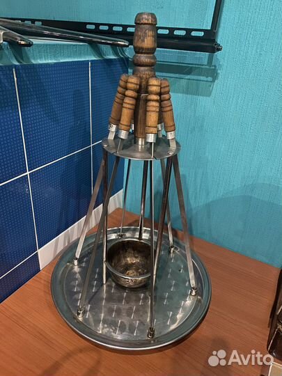 Садж с шампурами