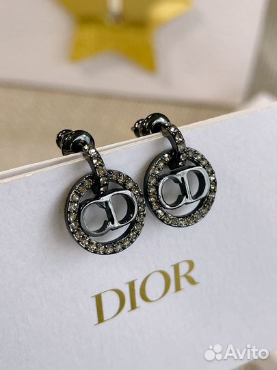 Серьги dior
