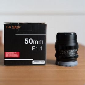 SLR Magic 50mm f/1.1 Cine II Новый