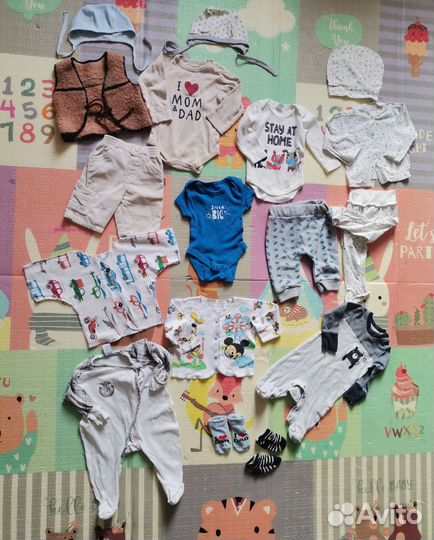 Одежда для новорожденных пакетом