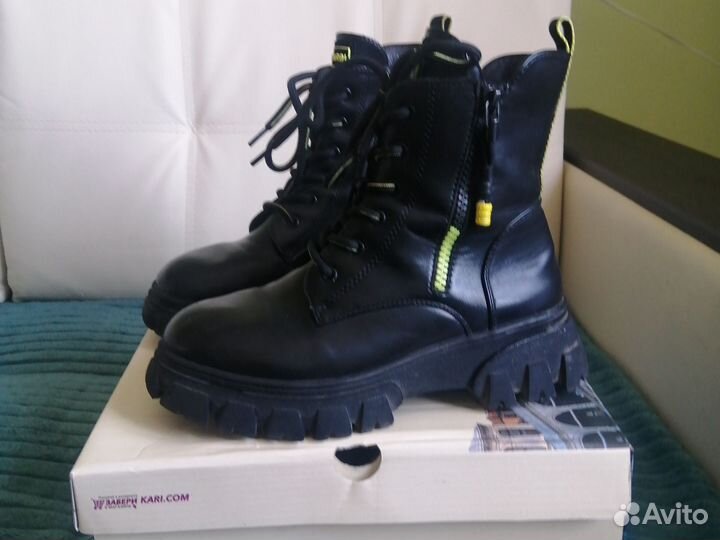 Ботинки демисезонные для девочки р. 36