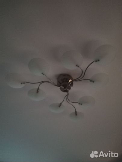 Люстра потолочная бу