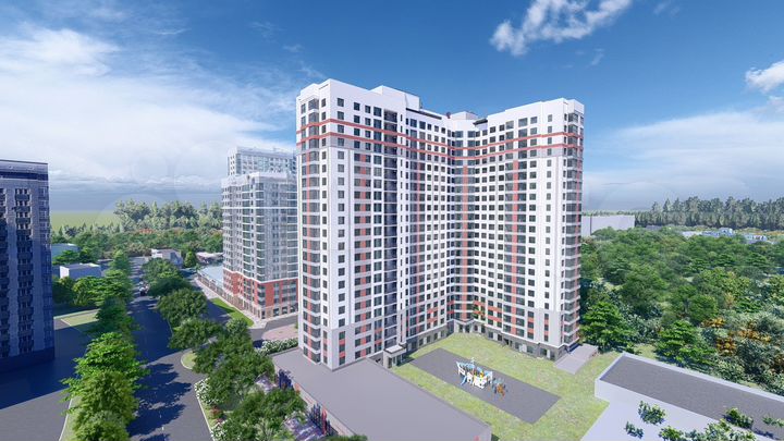 1-к. квартира, 38,1 м², 2/22 эт.