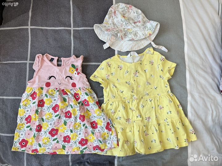 Пакет вещей на девочку 80-86