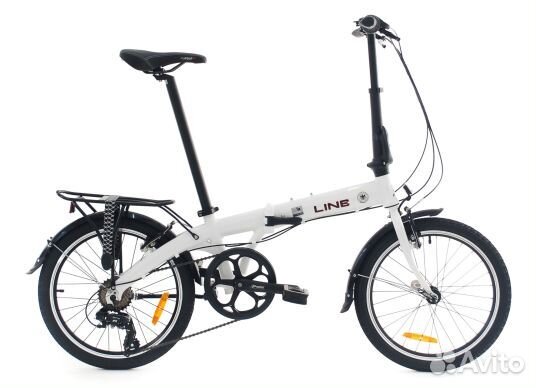 Складной велосипед FoldX line white 2023