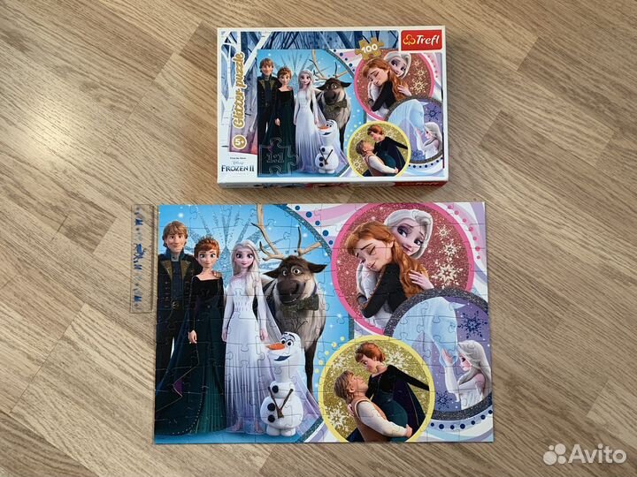 Пазл trefl трефл 100 деталей