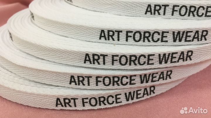 Киперная лента с логотипом, Хлопковые этикетки