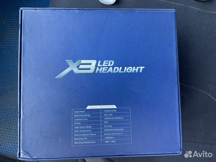 Led лампы h3