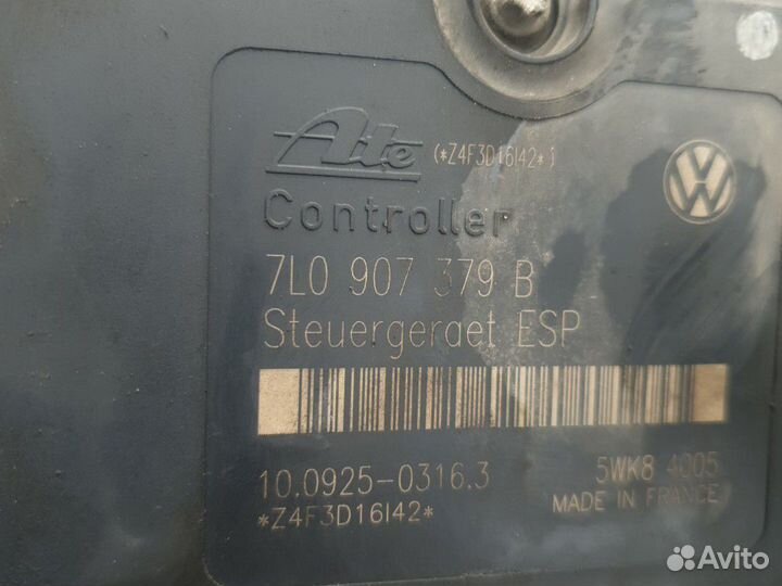 Блок ABS фольцваген туарег 1