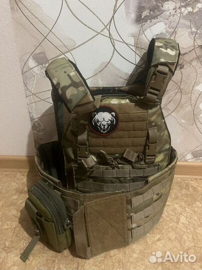 Бронежилет плитник мультикам бр5 облегчённый