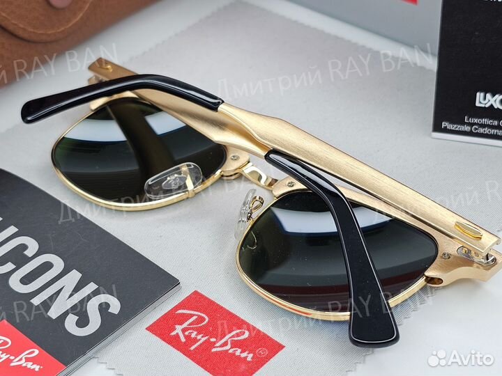 Очки Ray Ban 3507 Clubmaster Синее Стекло