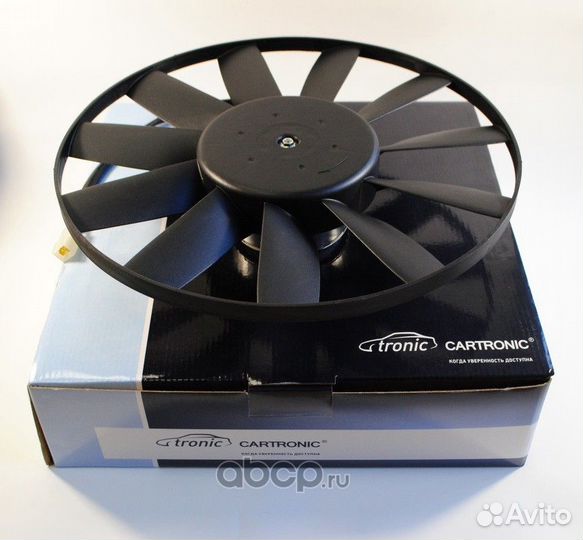 Электровентилятор радиатора газ дв.406 cartroni