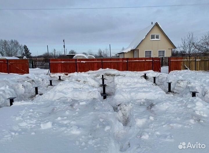 Винтовые сваи ремонт фундамента