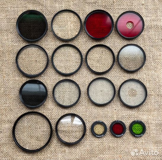 Cветофильтры, бленда 57 мм, адаптер 52-48.5 мм