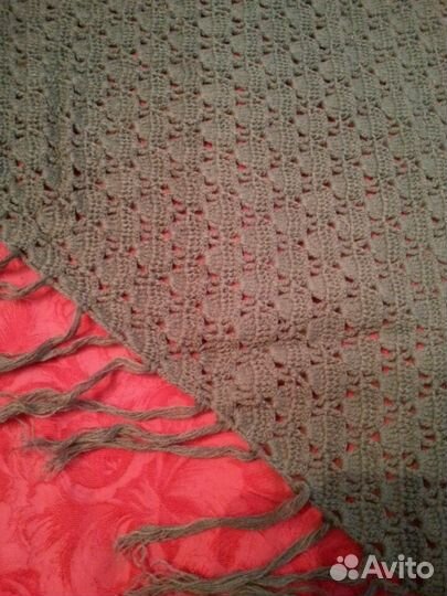 Косынки вязаные шерсть,х/б