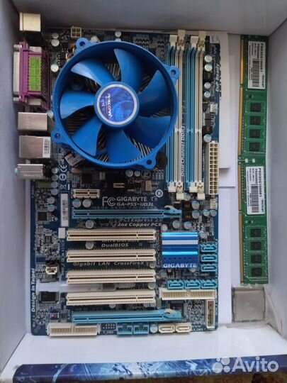 Материнская плата с процессором