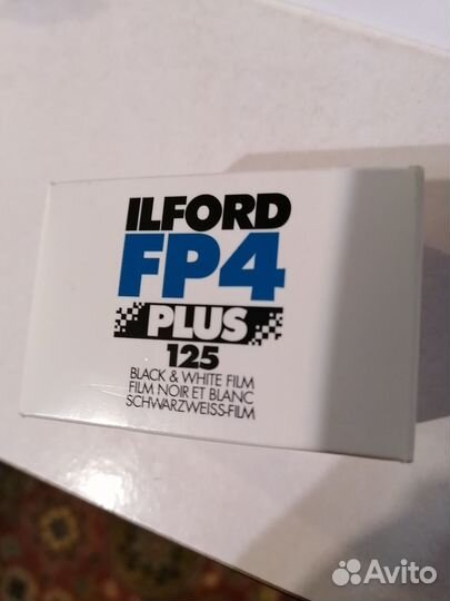 Фотопленка ilford FP4 125 26 кадров ч/б