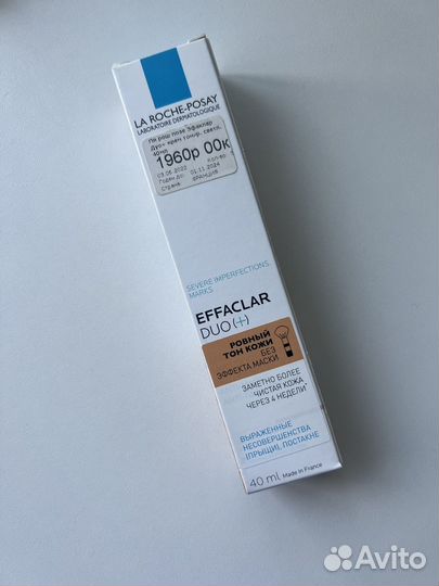 La roche posay effaclar duo unifiant (новый)