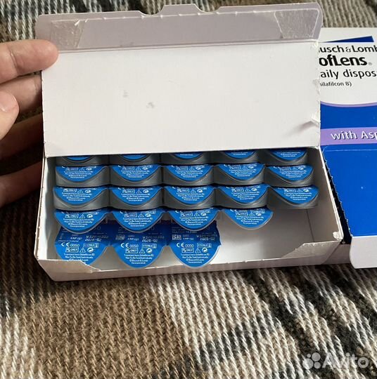 Контактные линзы Bausch & Lomb -3,5 и -1,5