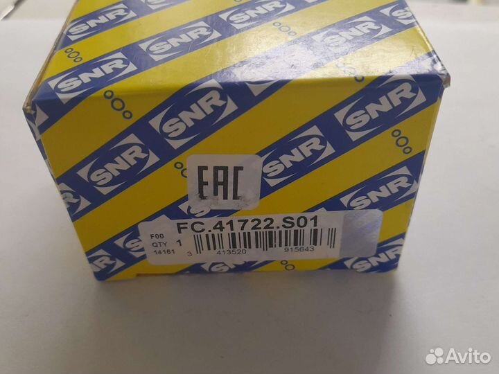 Подшипник RR ступицы LADA largus/nissan almera/REN