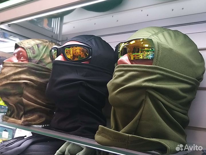 Балаклава маска тонкая летняя